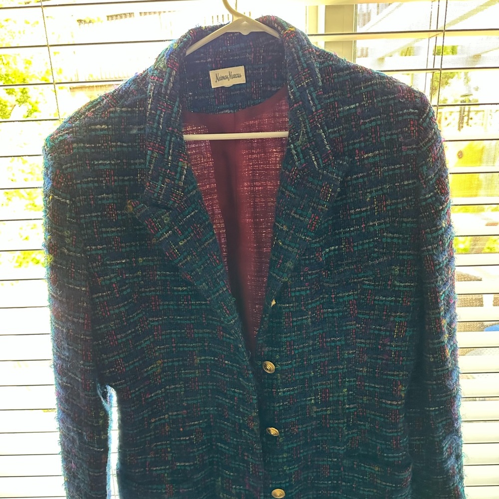 Neiman Marcus beautiful tweed coat